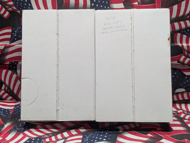 U.S. Mint Rolls of 2015-P&D Blue Ridge Parkway & Homestead National Monument of America - National Park Quarters in Sealed OGP (2 PCS - 4 Rolls) from auction in Greenville, Ohio