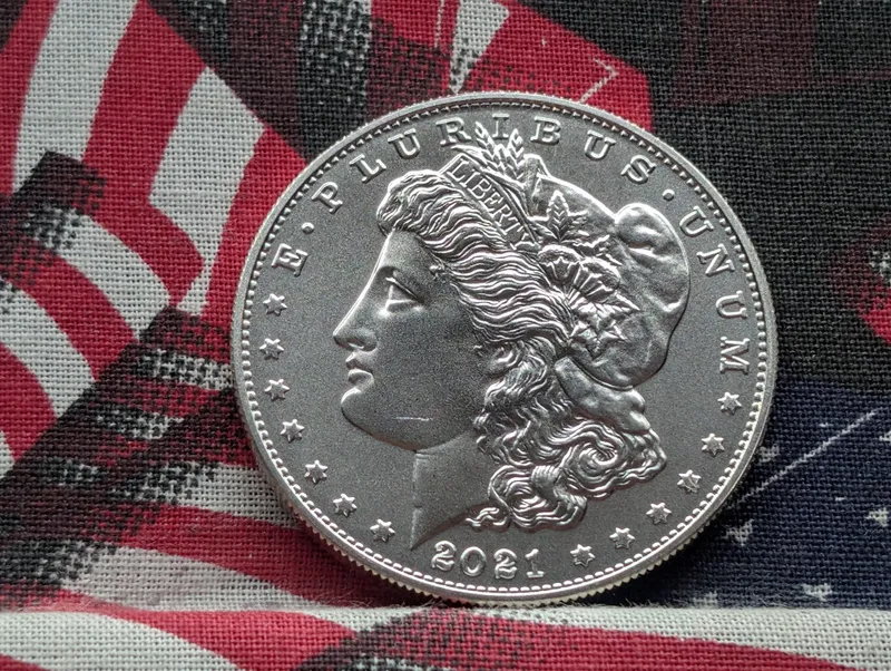 2021-D Morgan Silver Dollar - Type 1 - GEM UNCIRCULATED!! from auction in Greenville, Ohio