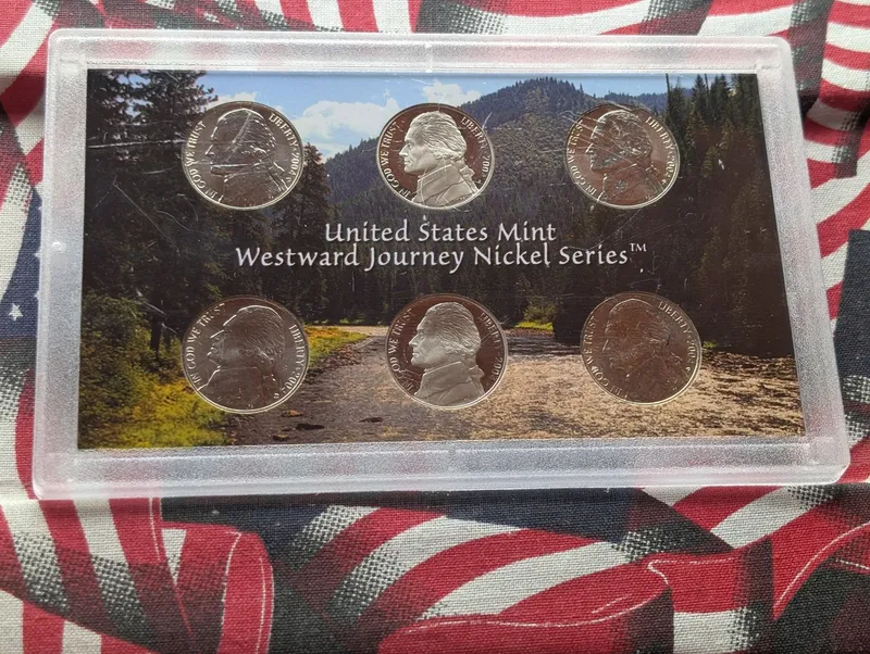2004 P, D, & S U.S. Mint Westward Journey Nickel Set in OGP from auction in Greenville, Ohio