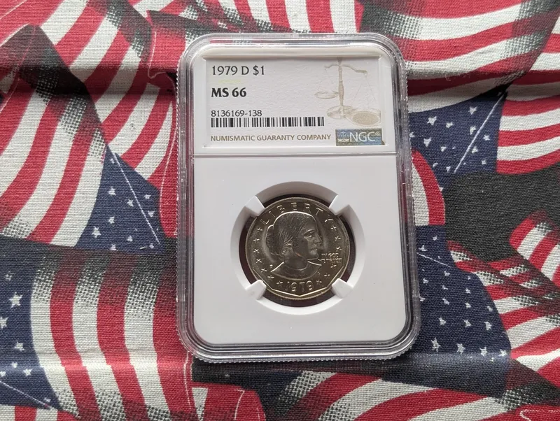 1979-D Susan B. Anthony Dollar - NGC MS66 from auction in Greenville, Ohio