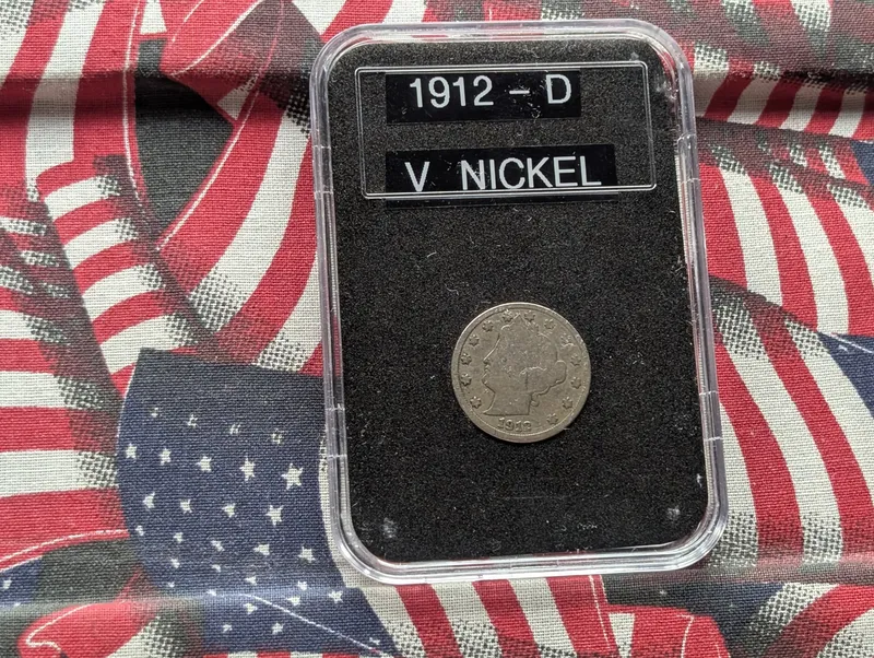 1912-D Liberty Head V Nickel from auction in Greenville, Ohio