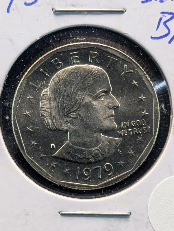 1979-S US Susan B. Anthony Dollar, Wide Rim (Near Date) Variety from auction in Greenville, Ohio