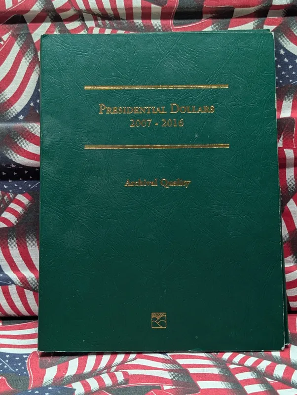 (18) US Presidential $1 Coins in Partial Littleton Custom Folder 2007 to 2011 Issues from auction in Greenville, Ohio
