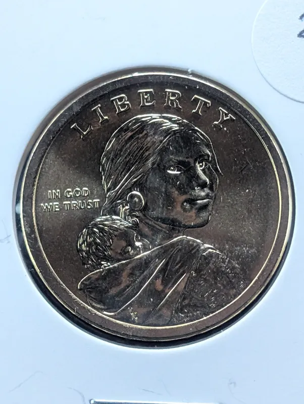 2024-D Uncirculated Sacagawea Dollar with Indian Citizenship Reverse from auction in Greenville, Ohio