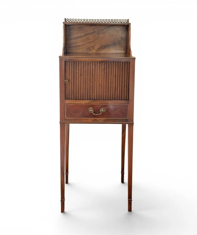 English Mahogany Side Cabinet from auction in York, Pennsylvania