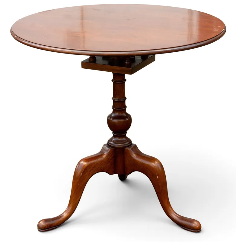 Queen Anne Style Tilt-Top Table from auction in York, Pennsylvania