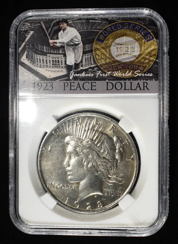 1923 PEACE DOLLAR from auction in Findlay, Ohio