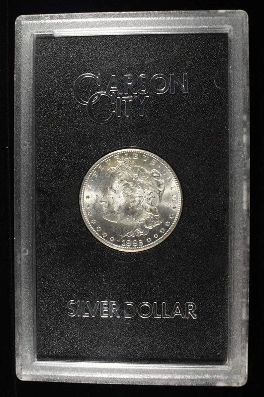 1882-CC MORGAN DOLLAR GSA CH BU from auction in Findlay, Ohio