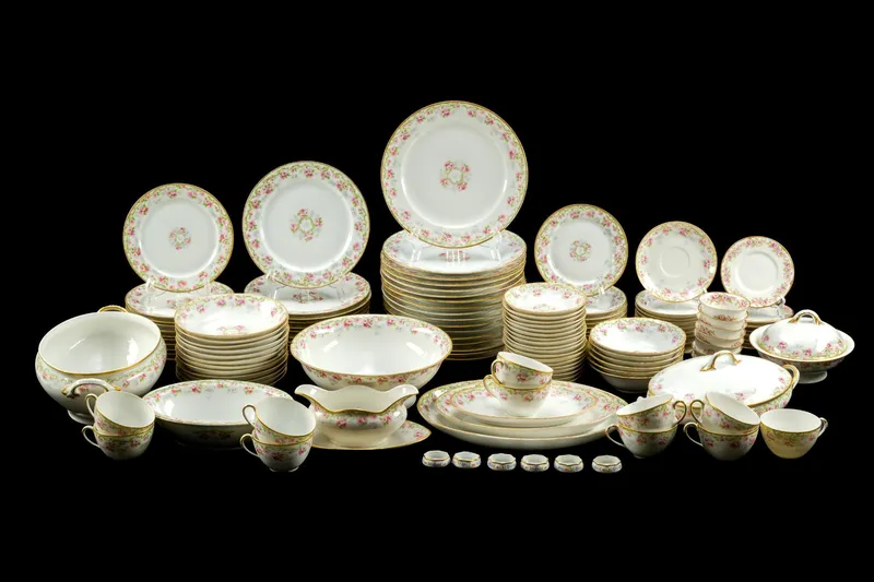 Limoges Porcelain Dinner Service from auction in Harrisburg, Pennsylvania