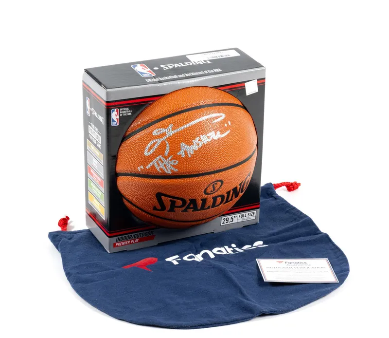 Allen Iverson Signed Basketball with COA from auction in Harrisburg, Pennsylvania
