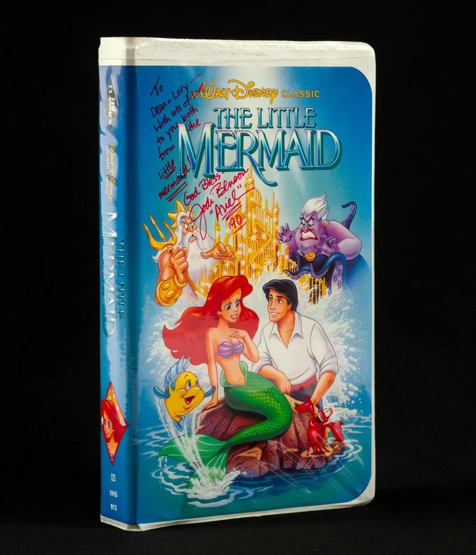 Jodie Benson Signed "Little Mermaid" VHS from auction in Harrisburg, Pennsylvania