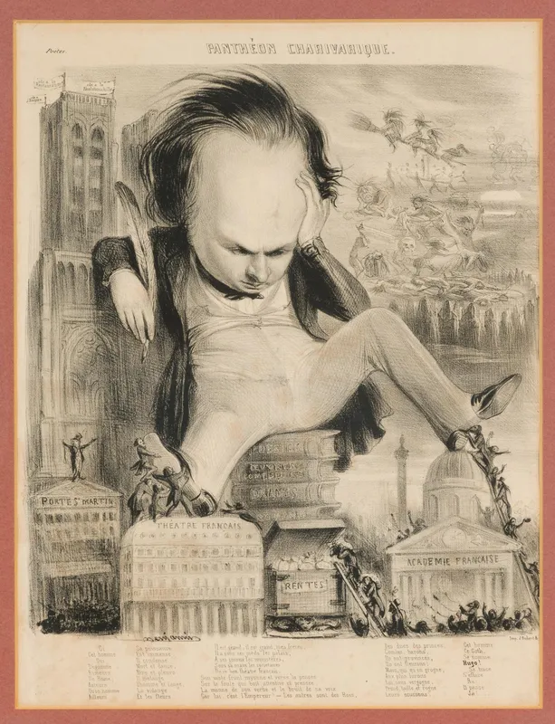 Benjamin Roubaud (1811-1847) "Pantheon Charivarique" from auction in Harrisburg, Pennsylvania
