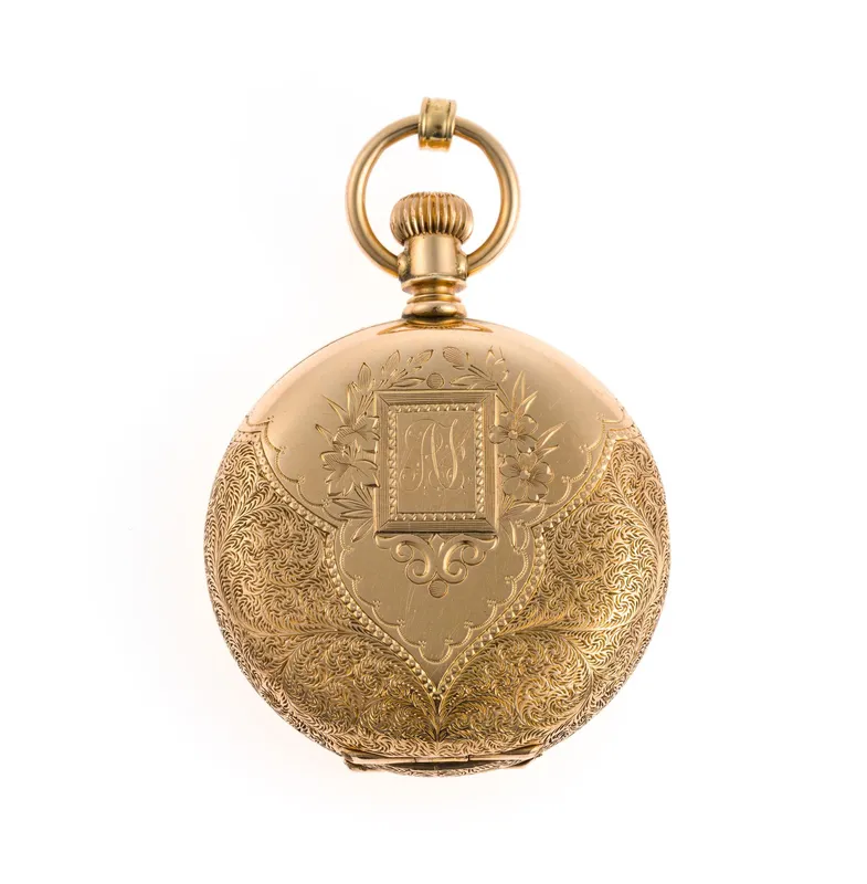 Waltham 14K Gold Pocket Watch from auction in Harrisburg, Pennsylvania