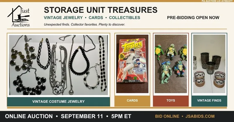 Vintage Costume Jewelry and Storage Unit Finds