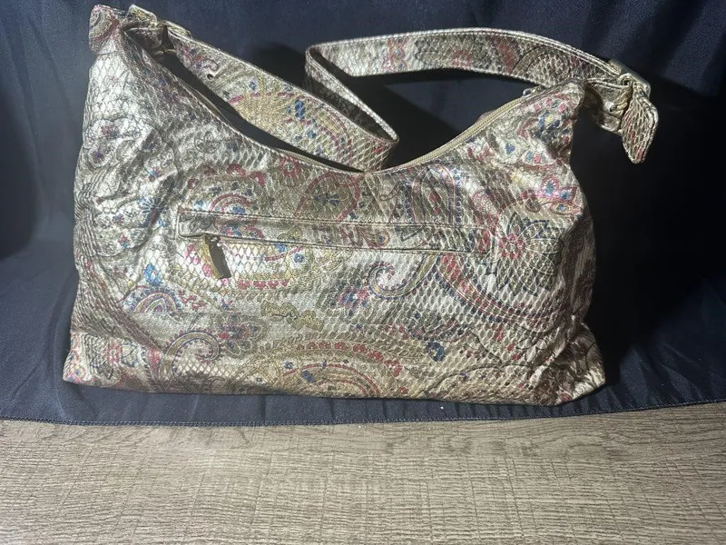 Valerie Jean Metallic Leather Bag from auction in Clifford , Pennsylvania