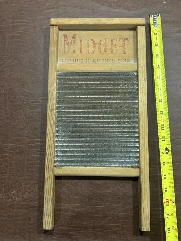 Vintage Washboard from auction in Clifford , Pennsylvania