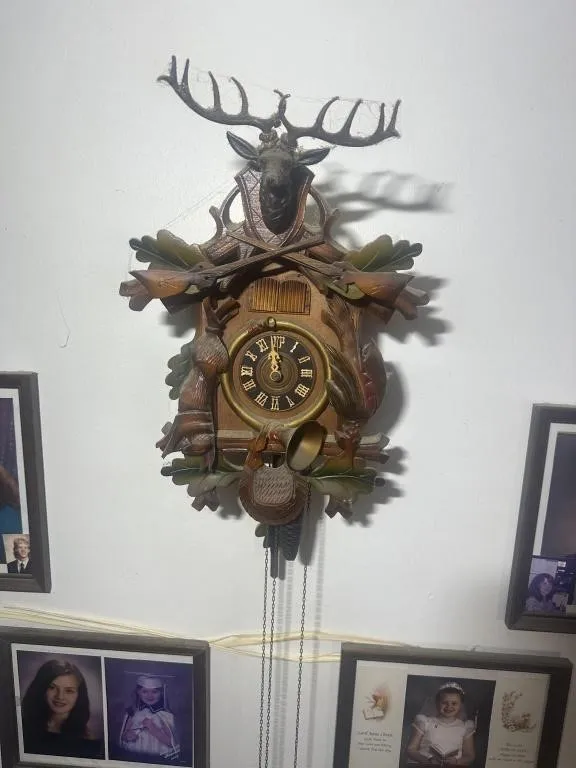 German Black Forest Cuckoo Clock from auction in Clifford , Pennsylvania