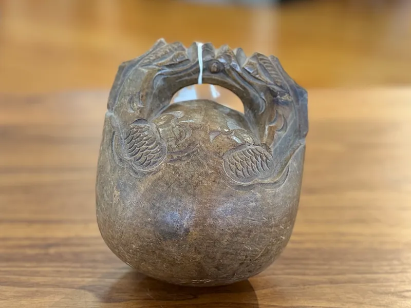 MOKUGYO, "FISH DRUM" from auction in Salem, Oregon