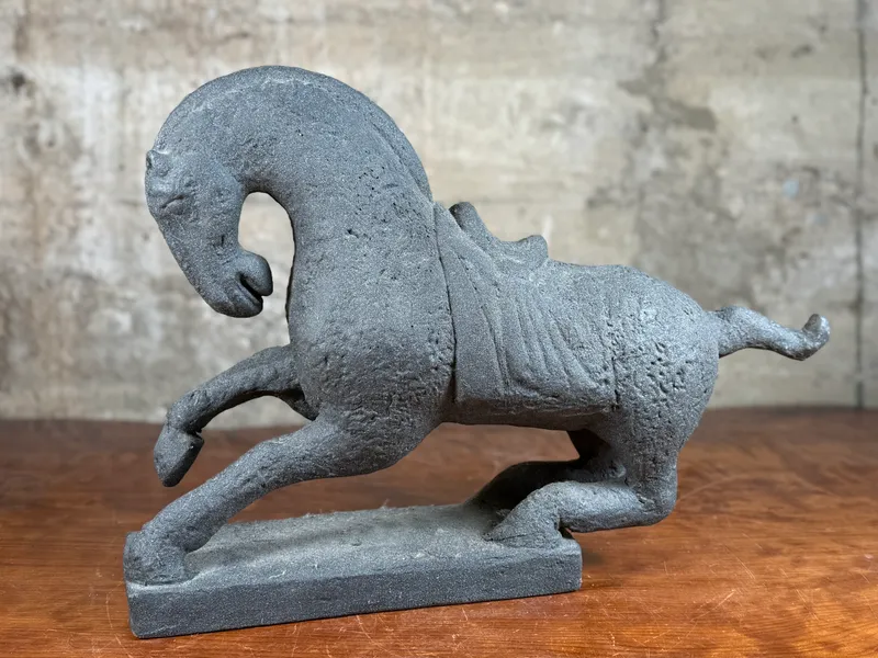 AUSTIN PRODUCTIONS, TANG DYNASTY STYLE HORSE SCULPTURE from auction in Salem, Oregon