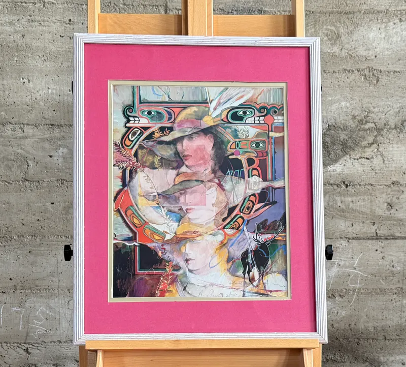 AMY BURNETT, "PEKING BEADS AND EYE OF THE ELK" from auction in Salem, Oregon