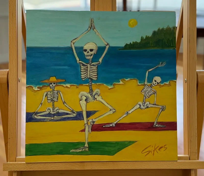 MELISSA SIKES, "YOGA" from auction in Salem, Oregon