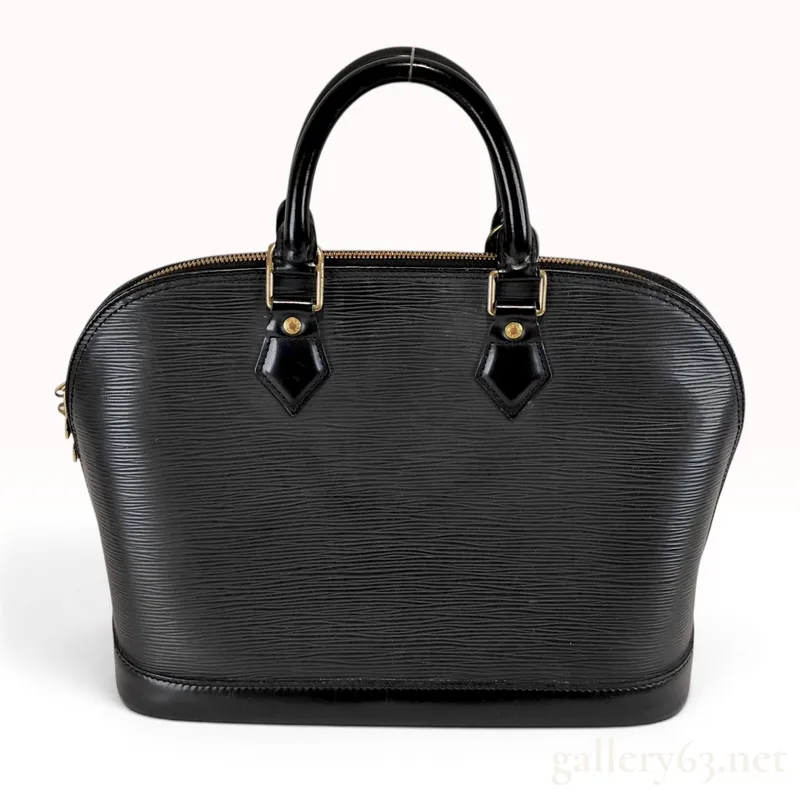 Louis Vuitton Black Epi Leather Alma PM Handbag from auction in Atlanta, Georgia