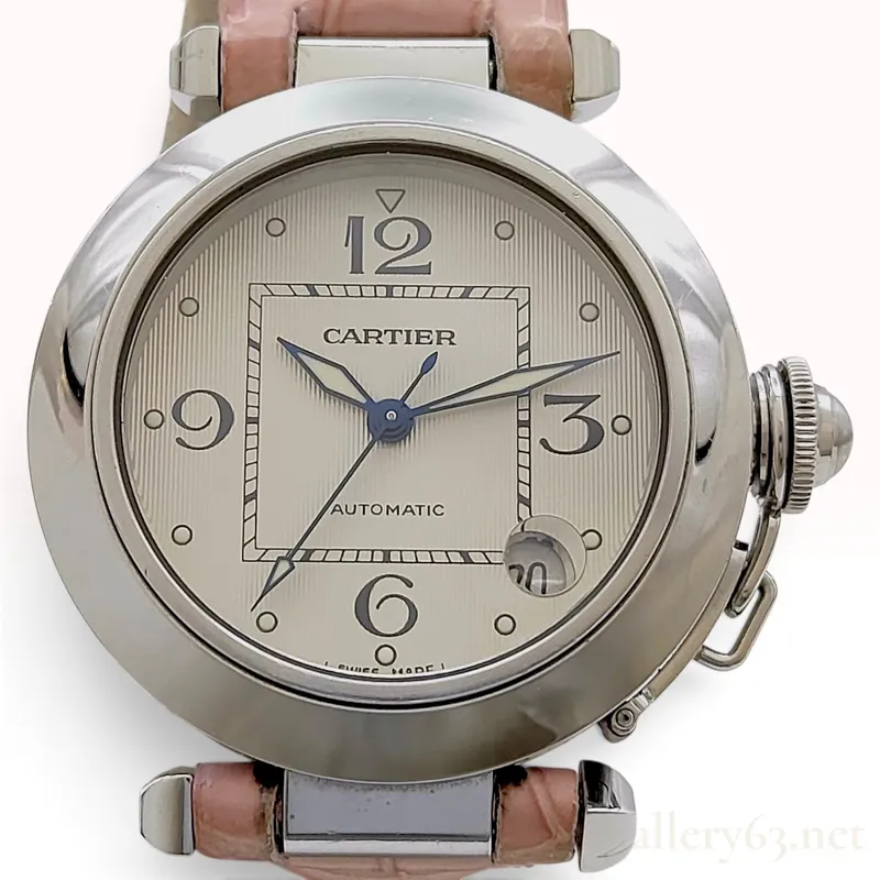 Cartier Pasha de Cartier Stainless Steel Automatic Wristwatch with Certificate from auction in Atlanta, Georgia