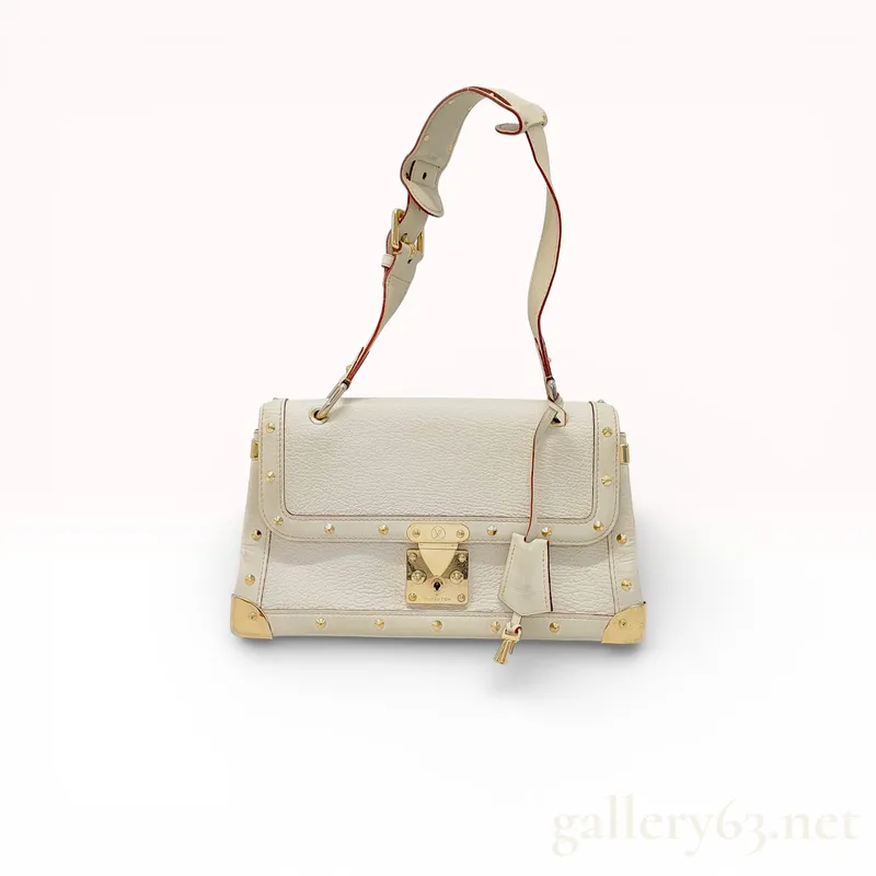Louis Vuitton Suhali Le Talentueux Shoulder Bag in Blanc White from auction in Atlanta, Georgia