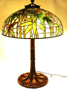 JEWELRY - 2 TIFFANY LAMPS - ART - WARHOL