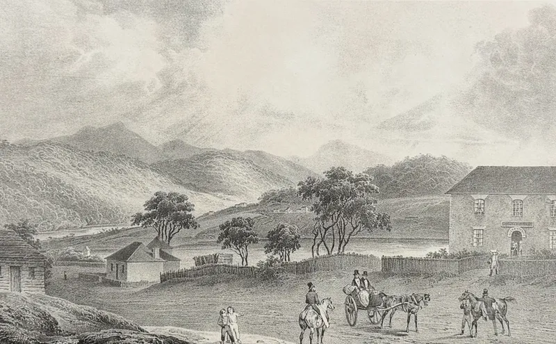 Dumont D'Urville, Australia - Elizabeth Town, Tasmania; Vue d'Elisabeth-Town (Ile Van Diemen) [New Holland]. 165 from auction in Franklin, Tennessee