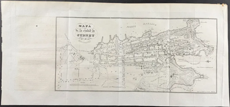 Rojas - Plan of Sydney, Australia from auction in Franklin, Tennessee