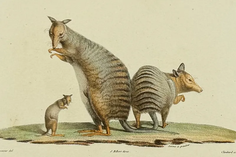 Peron & Freycinet - Kangaroo (Kanguroo a Bandes) from auction in Franklin, Tennessee