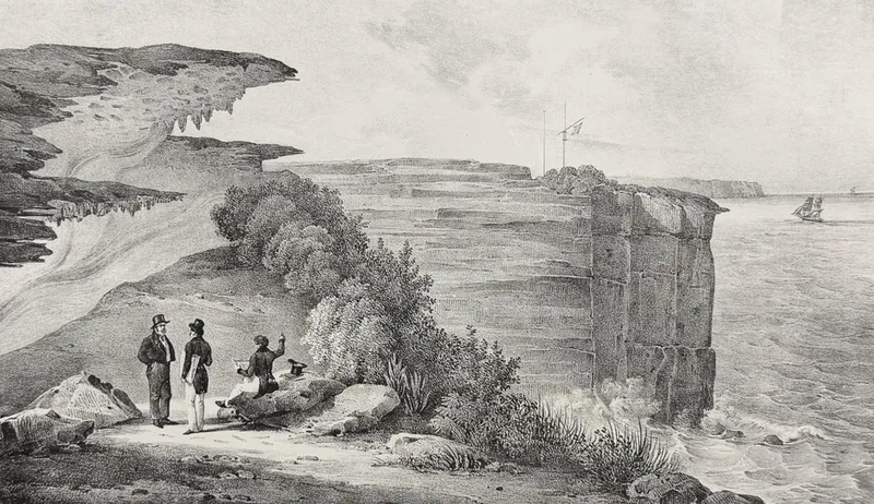 Dumont, Australia - Port Jackson, New South Wales, Australia;  Vue de l'Entrée du Port Jackson, prise au pied du Phare (Nouvelle Galles du Sud) from auction in Franklin, Tennessee