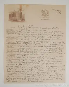 Frank Lloyd Wright MS, Americana, Early Books