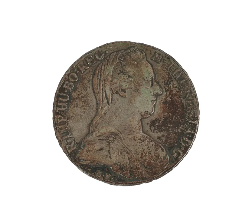 1780 Austrian Silver Thaler from auction in Freeport, Maine