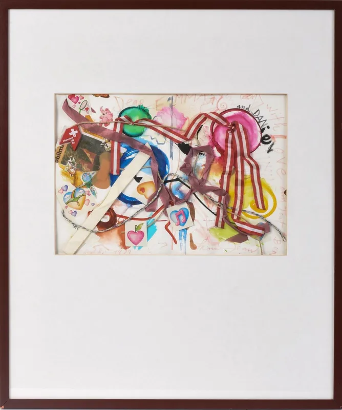 JEAN TINGUELY (1925 - 1991). UNTITLED COLLAGE, 1989. from auction in Freeport, Maine