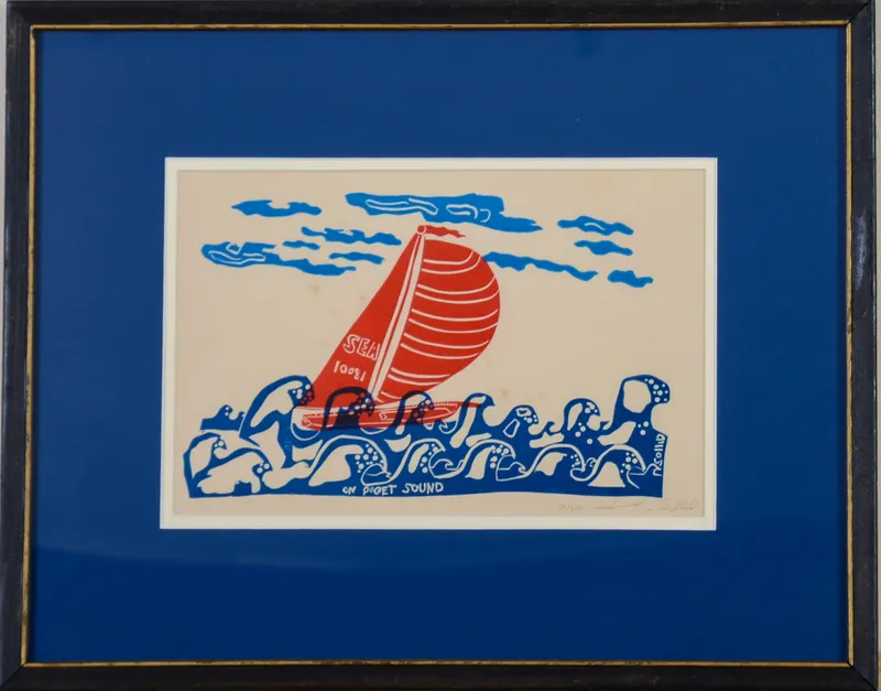 JOHN SOLLID. ON PUGET SOUND. from auction in Freeport, Maine