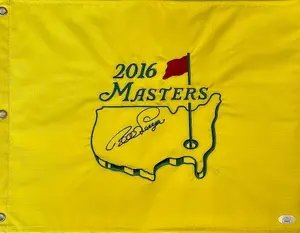 Signed Golf Pin Flag Auction