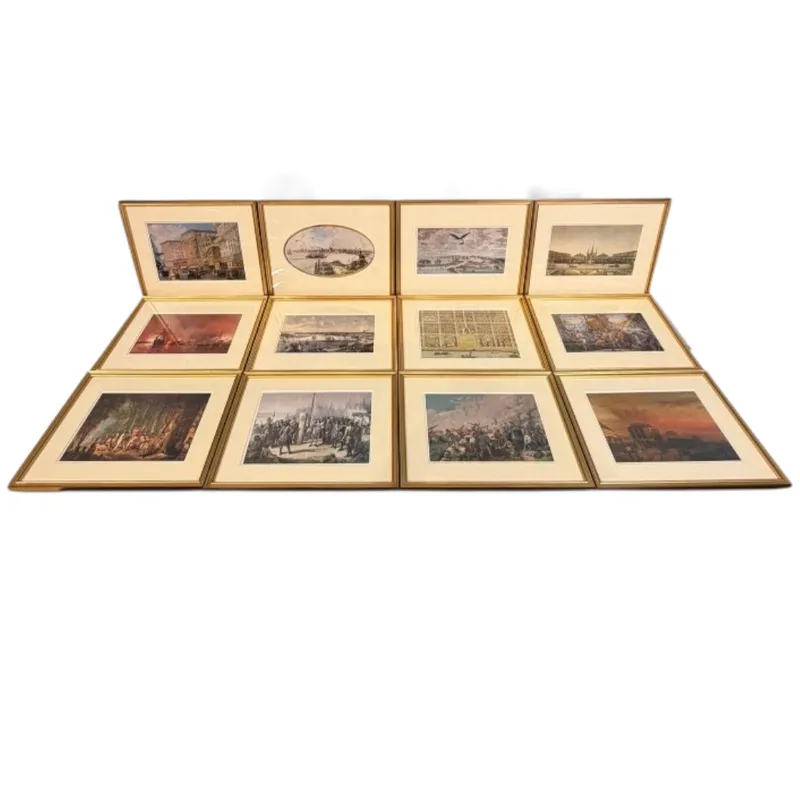 12 Historic New Orleans Framed Prints from auction in Aberdeen, Mississippi