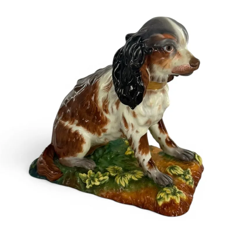 Fischer & Reichenbach Porcelain Spaniel from auction in Aberdeen, Mississippi
