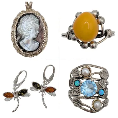 Treasure Trove: Sterling Jewelry Mix