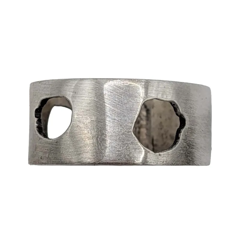 Sterling Silver Geometric Band Ring Sz. 12.5 from auction in Ravenna, Ohio