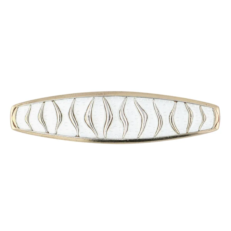 David Andersen Norway Vermeil Sterling Enamel Modern Stripe Brooch from auction in Ravenna, Ohio
