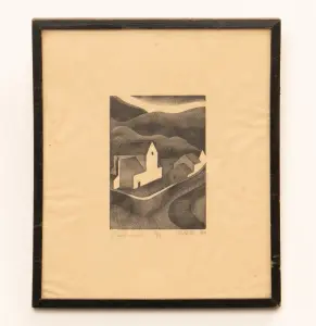Mid Century Modern Cubist & Pictorial Works