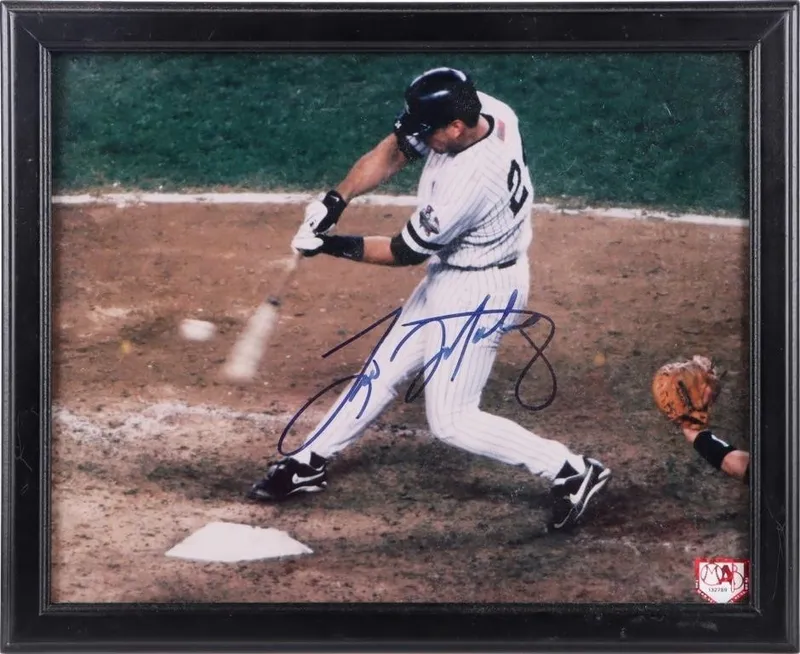 NYY TINO MARTINEZ AUTOGRAPHED PHOTO COA MAB from auction in Tallahassee, Florida