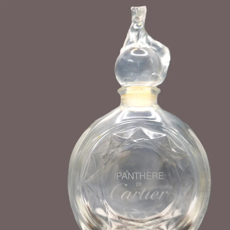 VIntage Glass Cartier Pantere' Fragrance Bottle 0KAD from auction in Vero Beach, Florida