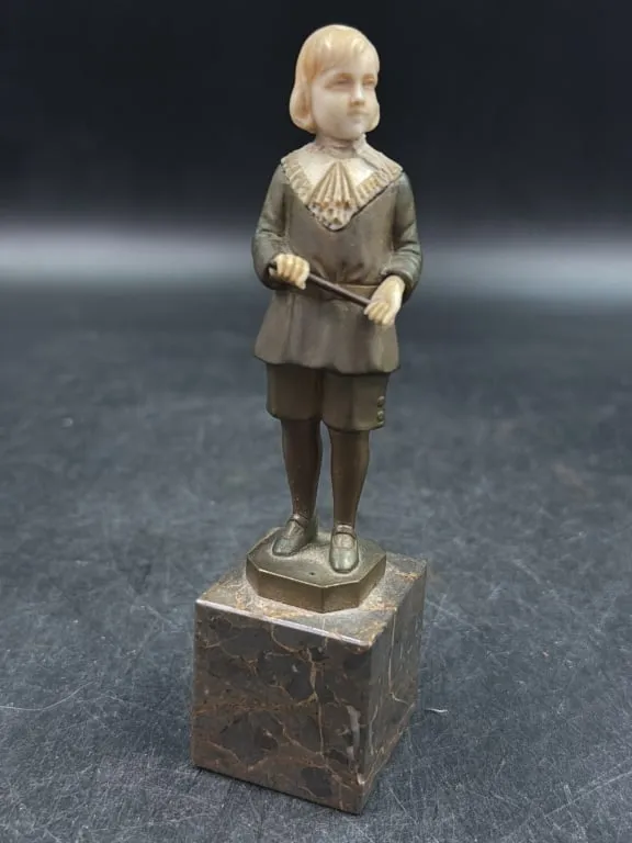 Art Deco Chryselephantine Sculpture from auction in Orange Cit y, Florida