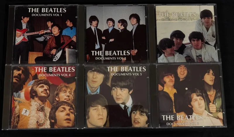 The Beatles Documents Volumes 1-6 CD Collection from auction in MINOA, New York