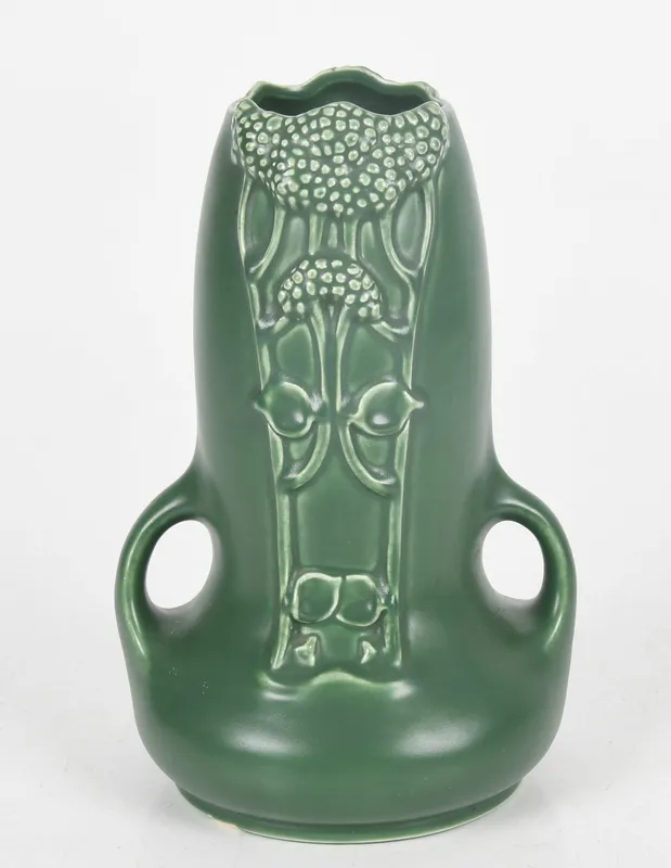 Julius Dressler, Jugendstile Pottery Vase from auction in Pineville, Pennsylvania