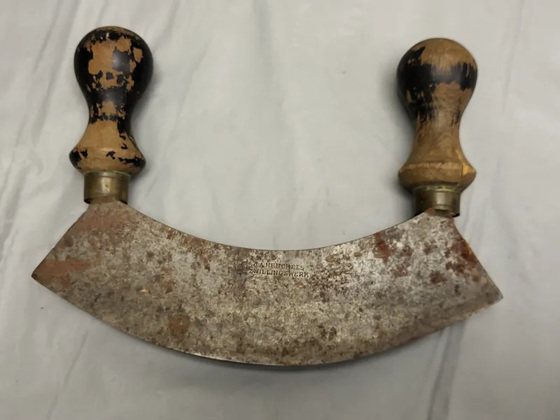 J.A. Henckels zwillings rocking food & herbs knife from auction in wilmington , North Carolina